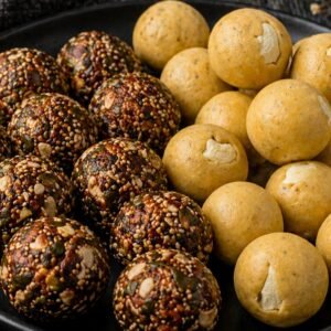 Combo Besan Ladoo and Dry-Fruits Ladoo